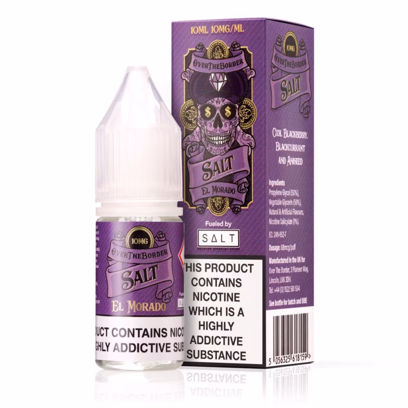 El Morado Nic Salt E-Liquid by Over The Border