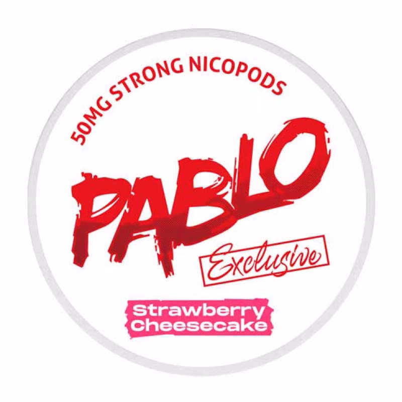 Strawberry Cheesecake Nicotine Pouches by Pablo