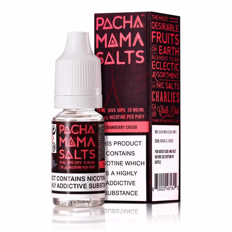 Strawberry Crush Nic Salt E-Liquid by Pacha Mama