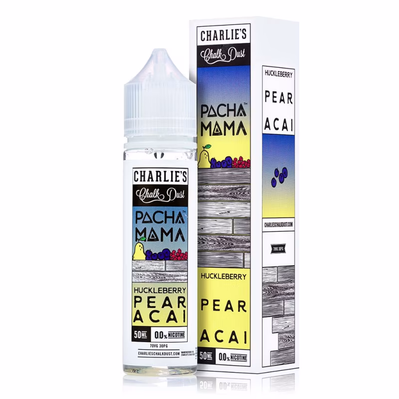 Huckleberry, Pear and Acai Shortfill E-Liquid by Pacha Mama 50ml