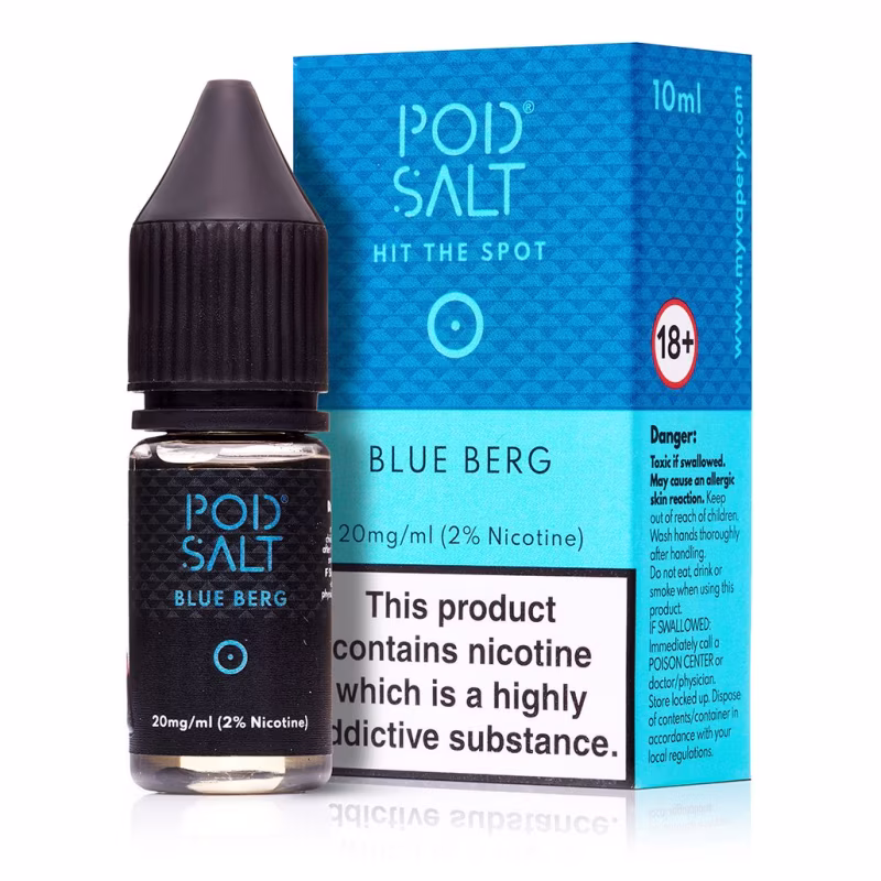 Blue Berg Nic Salt E-Liquid by Pod Salt