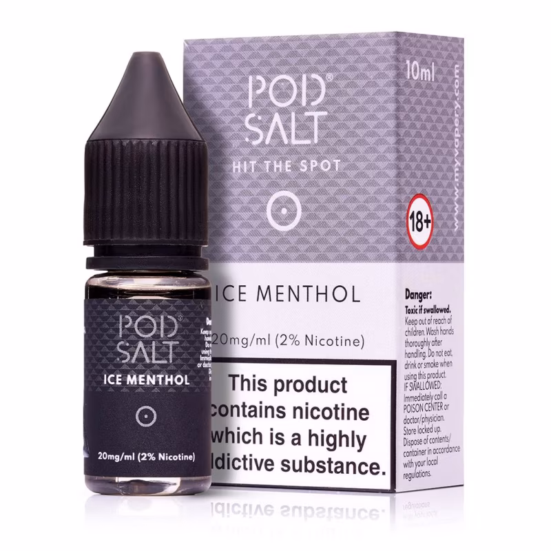 Ice Menthol Nic Salt E-Liquid by Pod Salt
