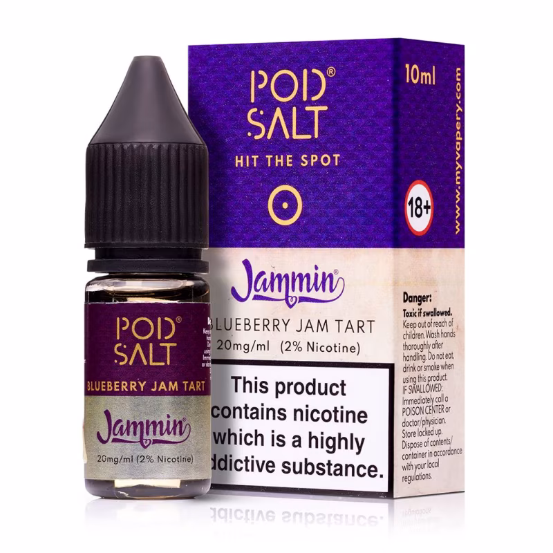 Blueberry Jam Tart Nic Salt E-Liquid by Pod Salt