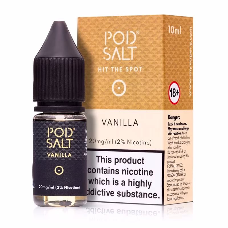 Vanilla Nic Salt E-Liquid by Pod Salt