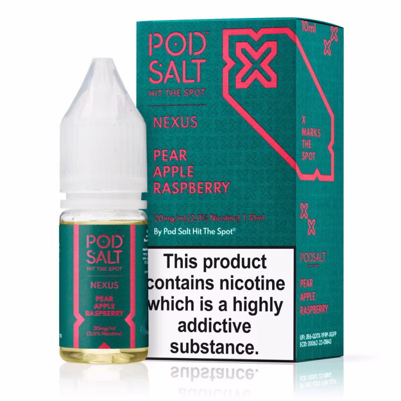 Pear Apple Raspberry Nic Salt E-Liquid by Nexus Pod Salt