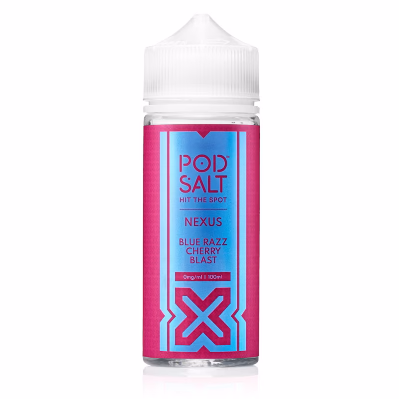 Blue Razz Cherry Blast Shortfill E-Liquid by Nexus Pod Salt 100ml