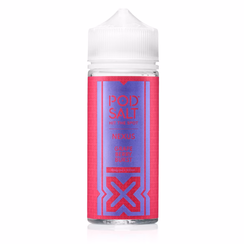 Grape Berry Burst Shortfill E-Liquid by Nexus Pod Salt 100ml