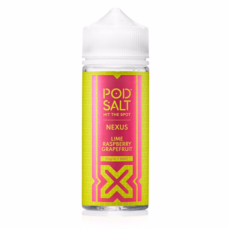 Lime Raspberry Grapefruit Shortfill E-Liquid by Nexus Pod Salt 100ml