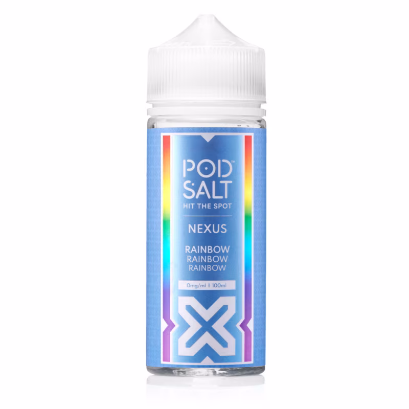 Rainbow Shortfill E-Liquid by Nexus Pod Salt 100ml