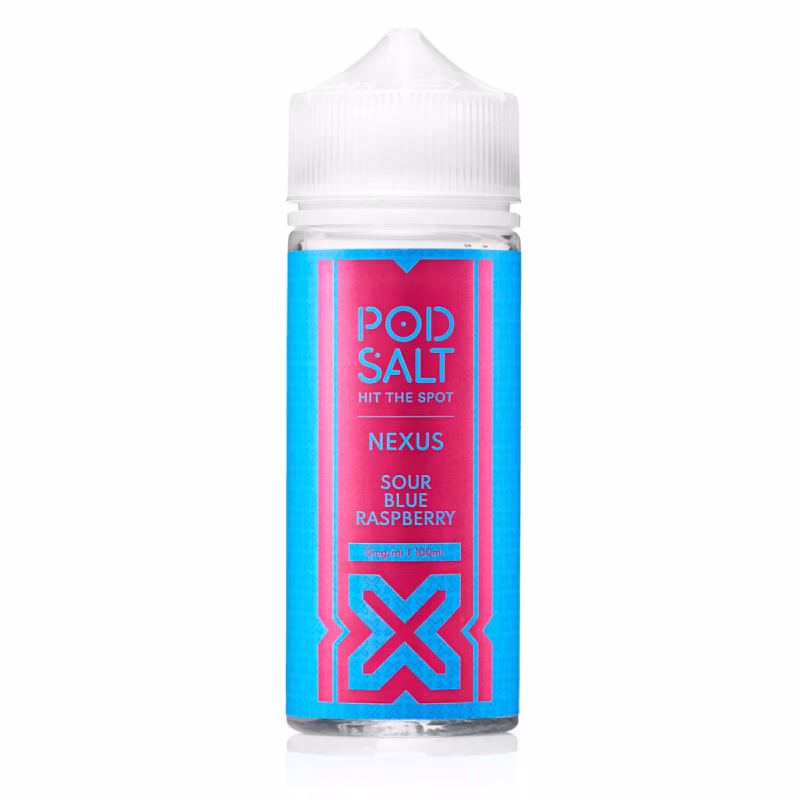 Sour Blue Raspberry Shortfill E-Liquid by Nexus Pod Salt 100ml
