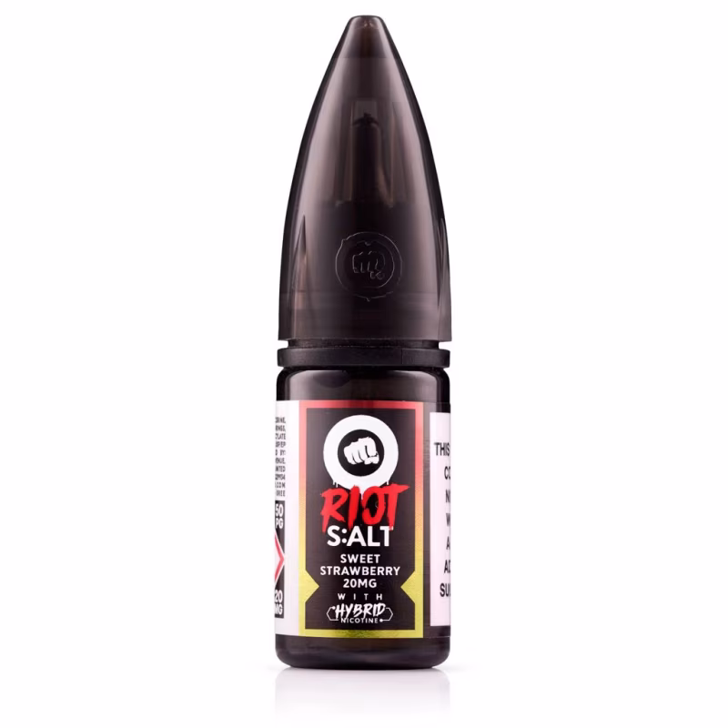 Sweet Strawberry Hybrid Nic Salt E-Liquid by Riot Squad