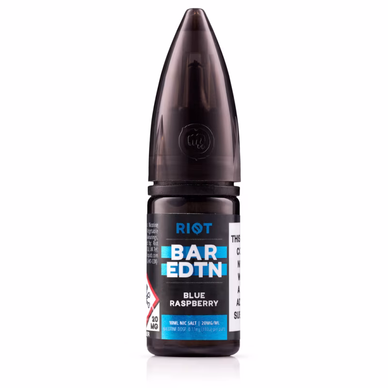 Blue Raspberry Nic Salt E-Liquid by Riot BAR EDTN