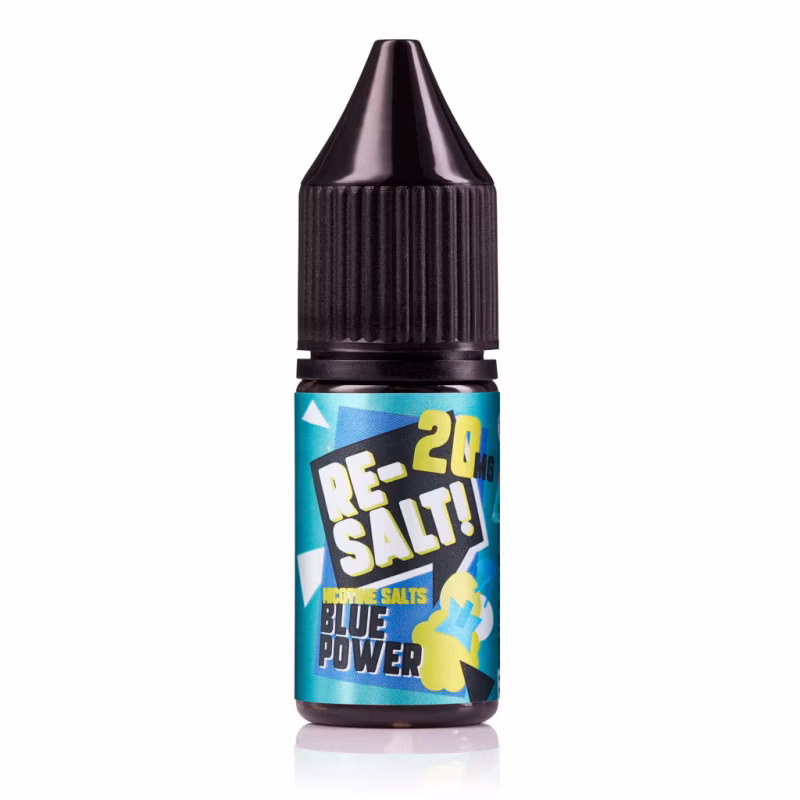 Blue Power Nic Salt E-Liquid by Re-Salt