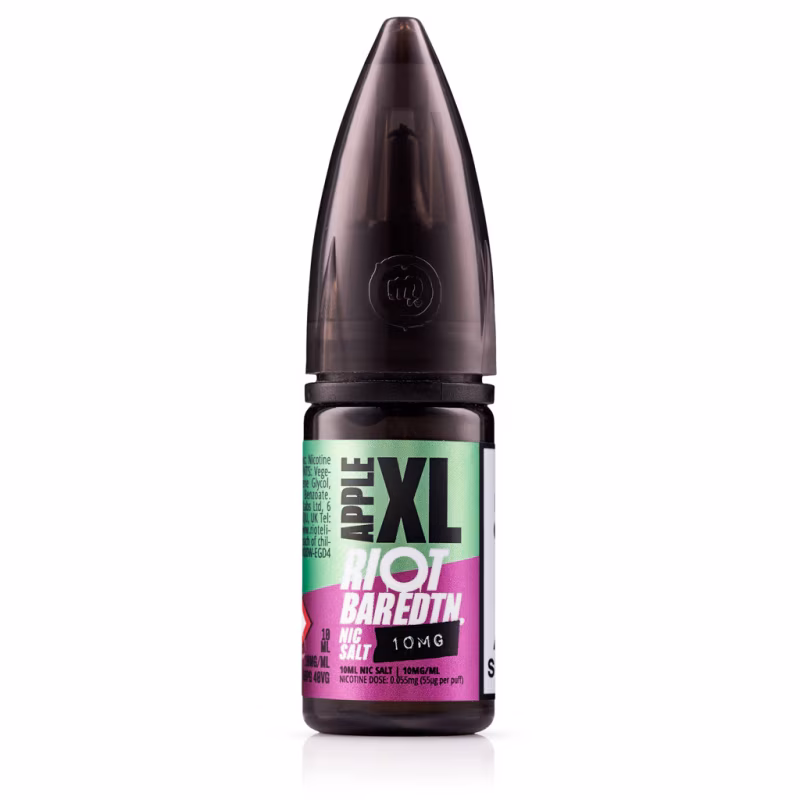 Apple XL Nic Salt E-Liquid by Riot BAR EDTN