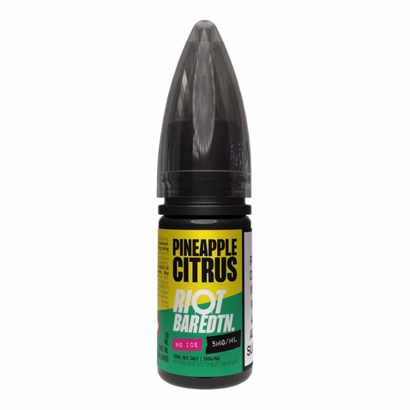 Pineapple Citrus Nic Salt E-Liquid by Riot BAR EDTN No Ice
