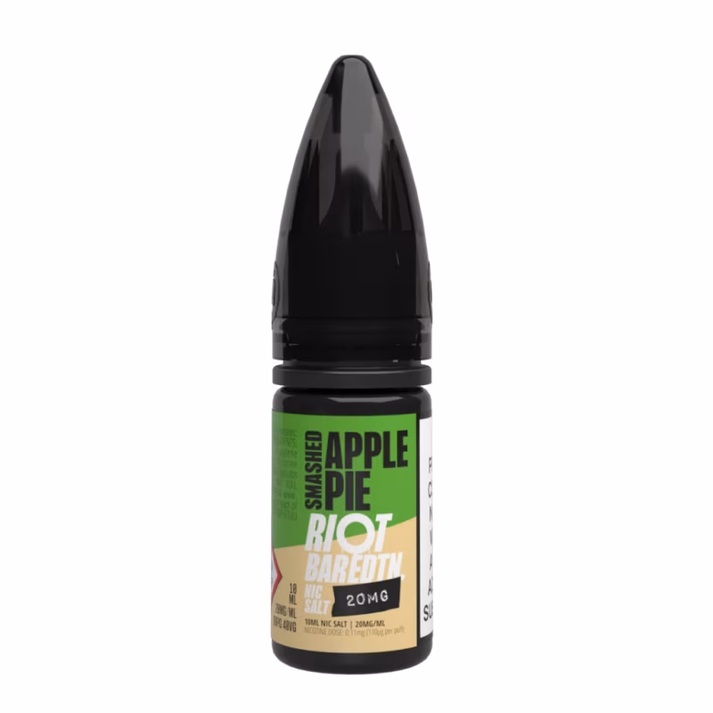 Smashed Apple Pie Nic Salt E-Liquid by Riot BAR EDTN