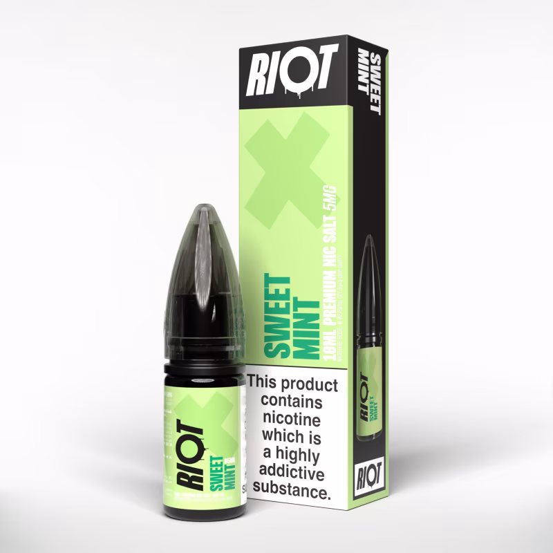 Sweet Mint Nic Salt E-Liquid by Riot X