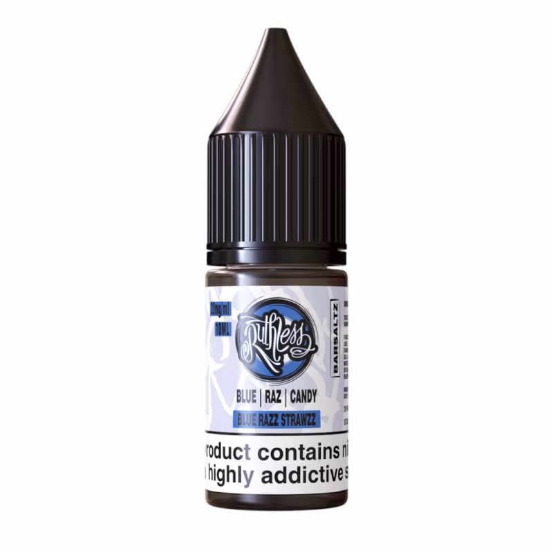 Blue Razz Strawzz Nic Salt E-Liquid by Ruthless Bar Saltz