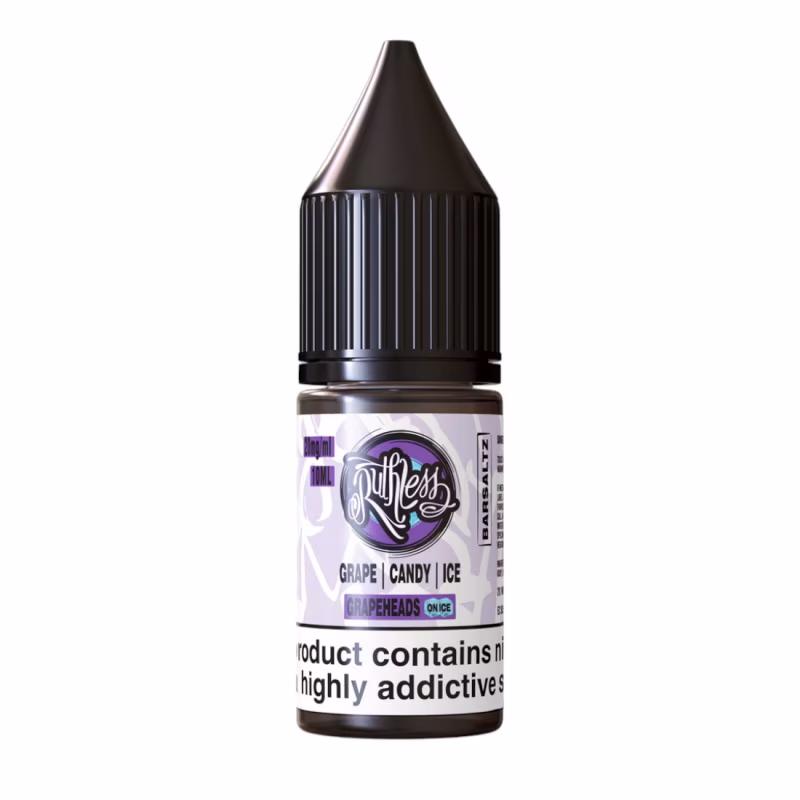 Grapeheads On Ice Nic Salt E-Liquid by Ruthless Bar Saltz