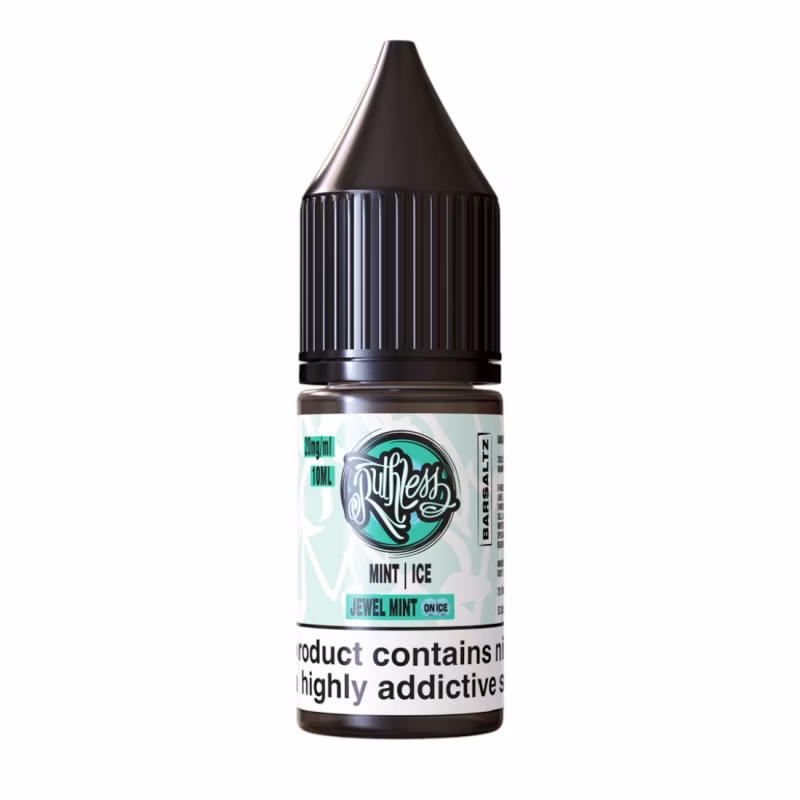 Jewel Mint On Ice Nic Salt E-Liquid by Ruthless Bar Saltz