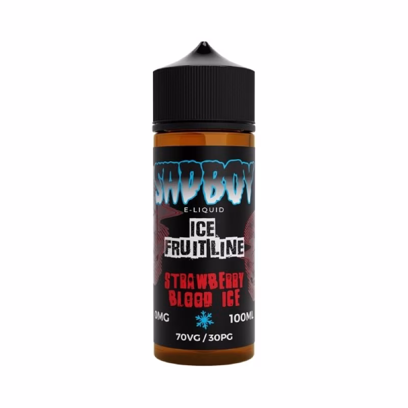 Strawberry Blood Ice Shortfill E-Liquid by Sadboy 100ml