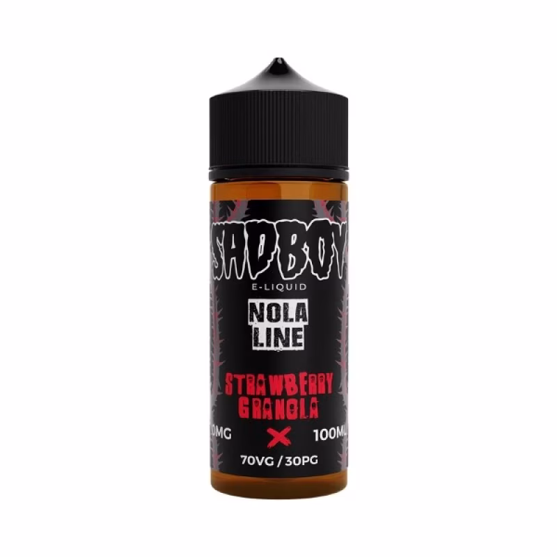 Strawberry Granola Shortfill E-Liquid by Sadboy 100ml