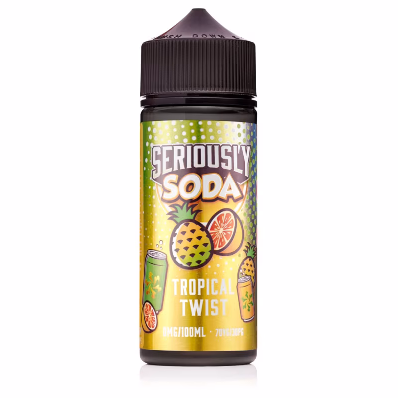 Tropical Twist Shortfill E-Liquid by Seriously Soda 100ml