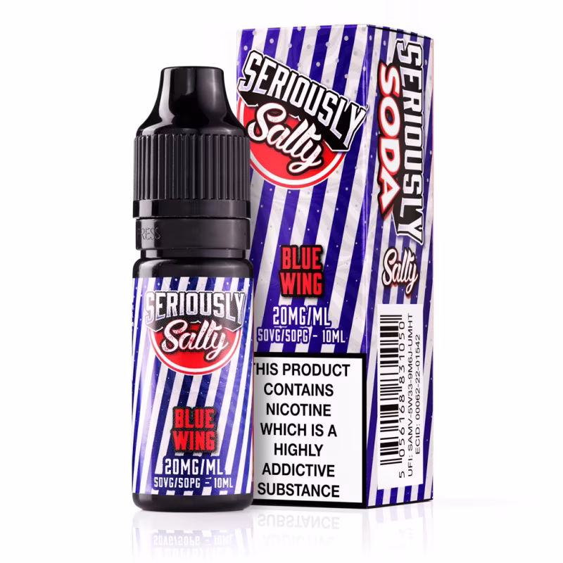 Blue Wing Nic Salt E-Liquid by Seriously Salty