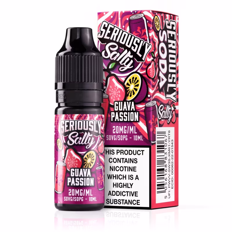 Guava Passion Nic Salt E-Liquid by Seriously Salty