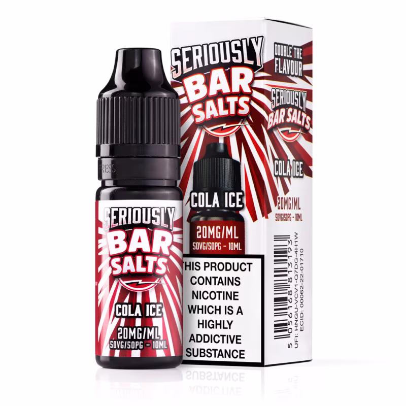 Cola Ice Nic Salt E-Liquid by Seriously Bar Salts
