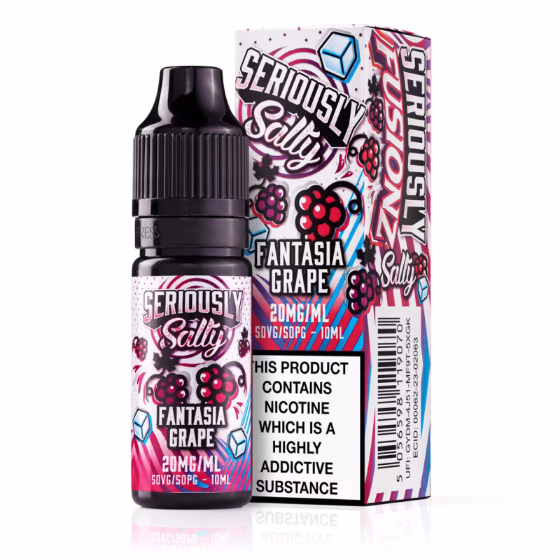 Fantasia Grape Nic Salt E-Liquid by Seriously Salty Fusionz