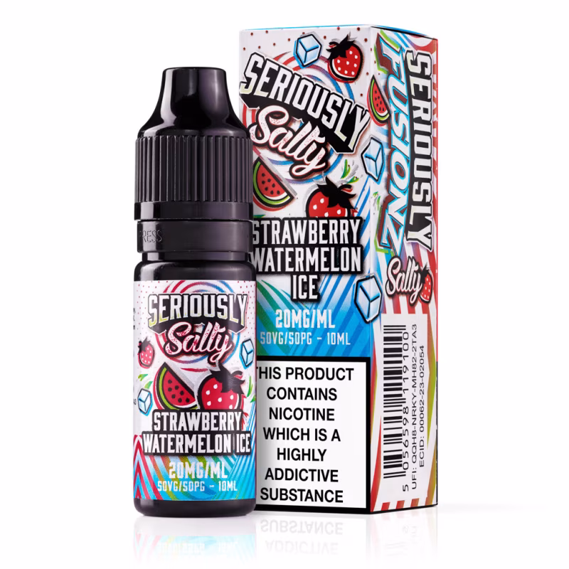 Strawberry Watermelon Ice Nic Salt E-Liquid by Seriously Salty Fusionz