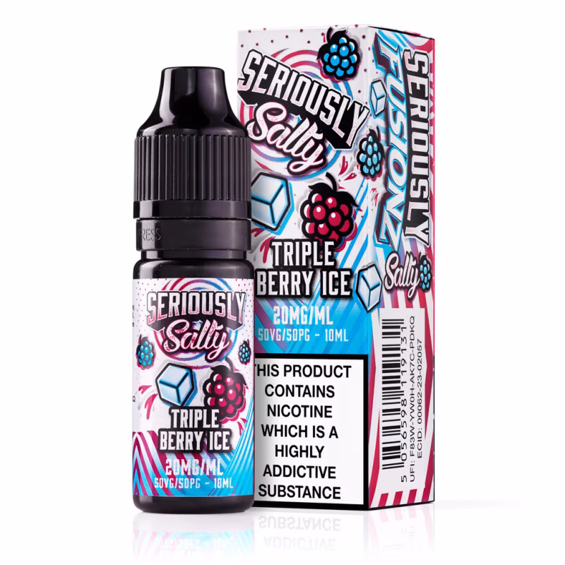 Triple Berry Ice Nic Salt E-Liquid by Seriously Salty Fusionz