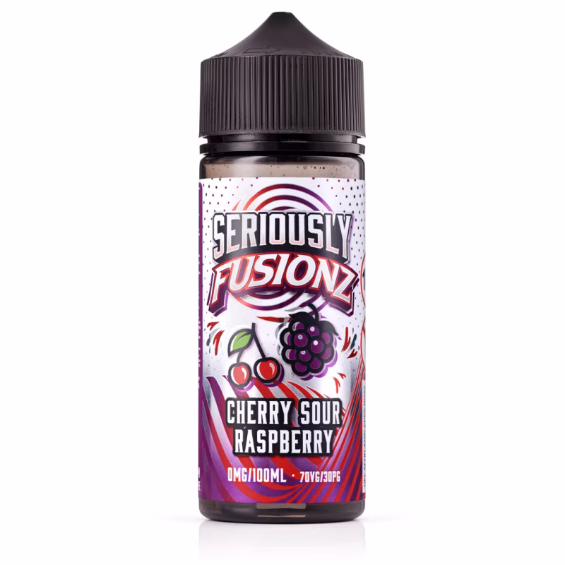 Cherry Sour Raspberry Shortfill E-Liquid by Seriously Fusionz 100ml