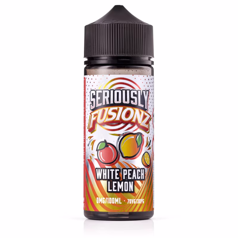 White Peach Lemon Shortfill E-Liquid by Seriously Fusionz 100ml