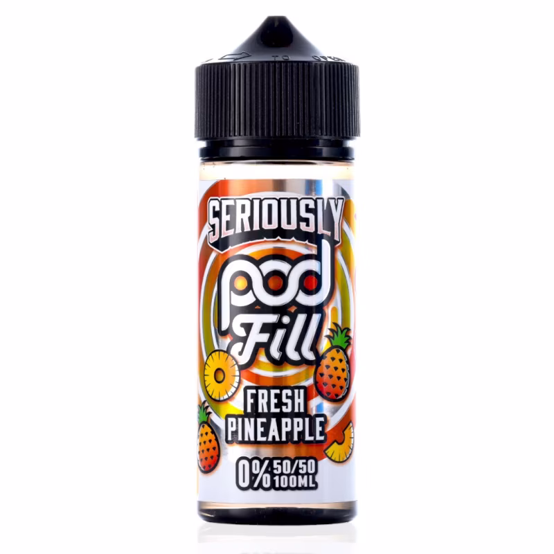 Fresh Pineapple Shortfill E-Liquid by Seriously Pod Fill 100ml