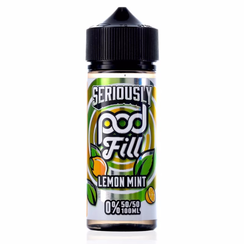 Lemon Mint Shortfill E-Liquid by Seriously Pod Fill 100ml