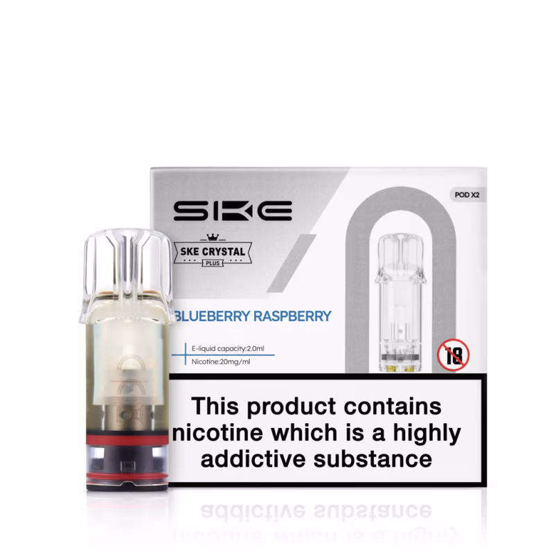 Blueberry Raspberry Prefilled Pods by SKE Crystal Plus