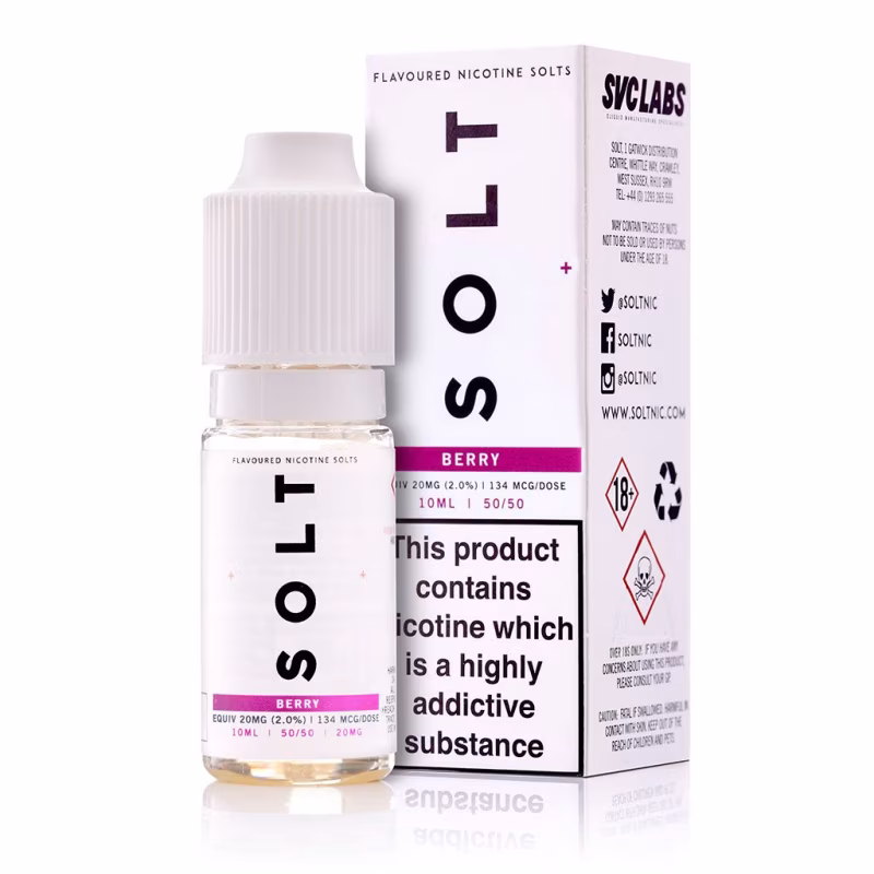 Berry Nic Salt E-Liquid by SOLT