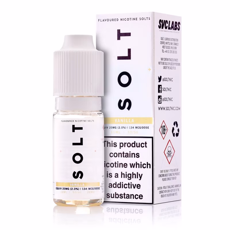 Vanilla Nic Salt E-Liquid by SOLT