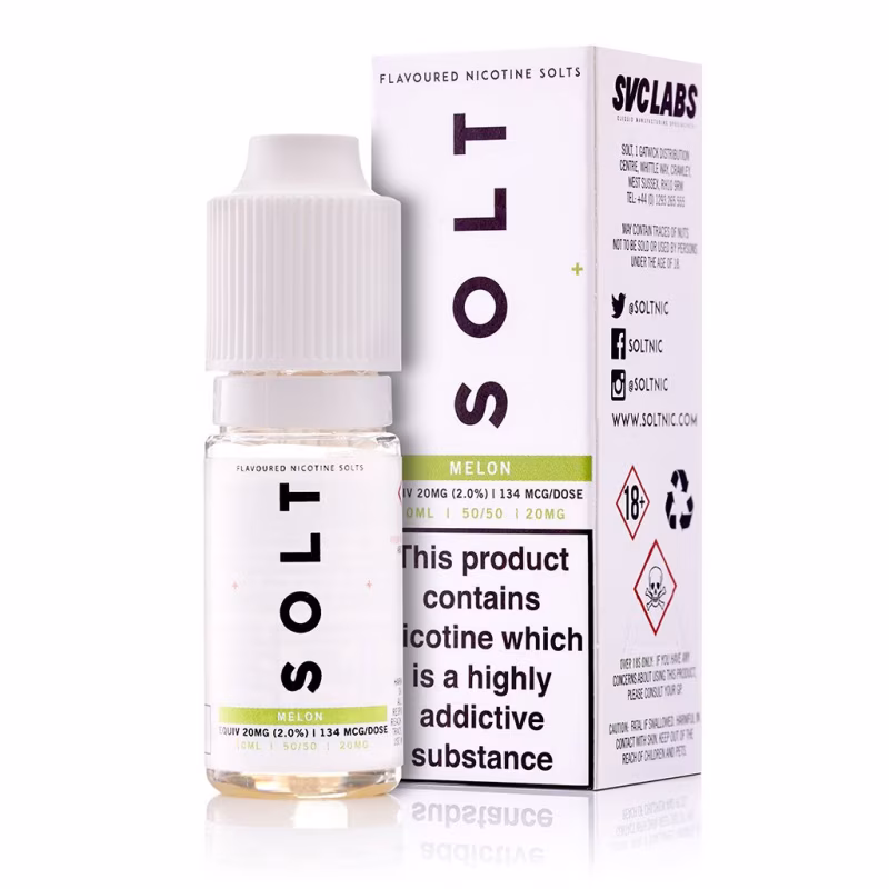Melon Nic Salt E-Liquid by SOLT