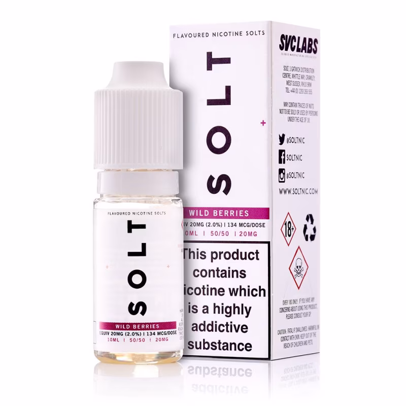 Wild Berries Nic Salt E-Liquid by SOLT
