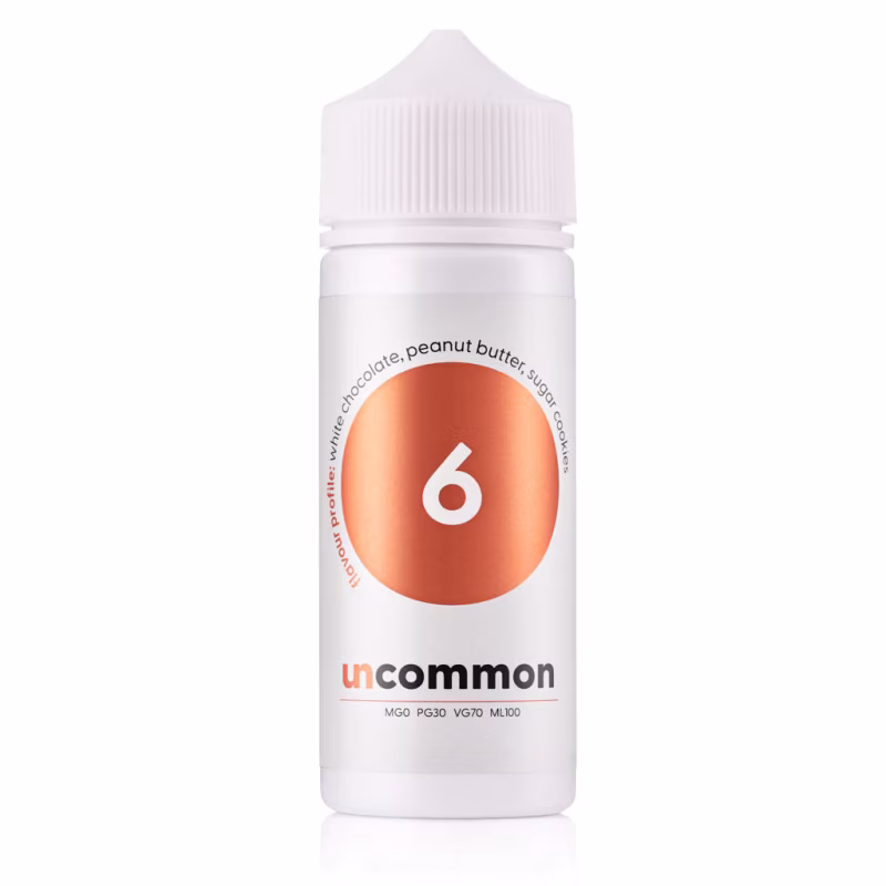 6 Shortfill E-Liquid by Uncommon Supergood x GrimmGreen 100ml