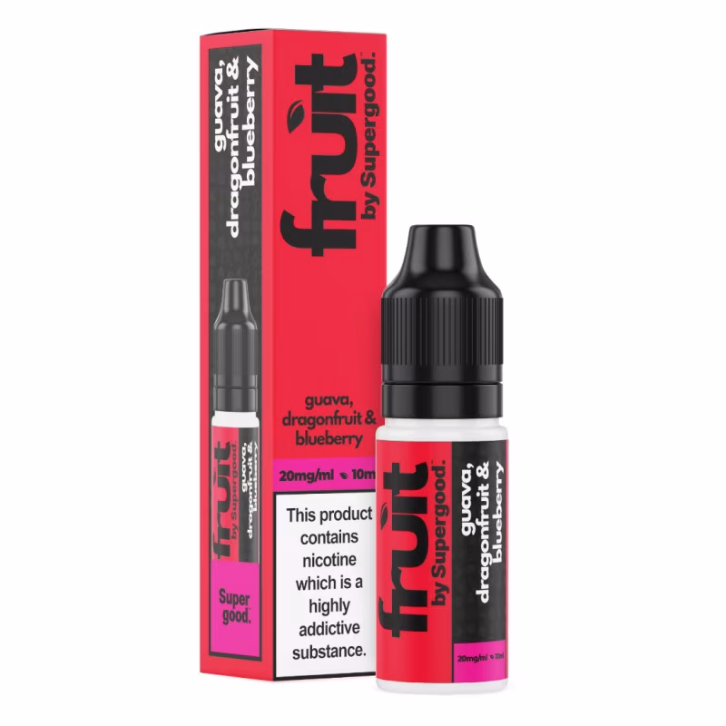 Guava, Dragonfruit & Blueberry Nic Salt E-Liquid by Supergood Fruit
