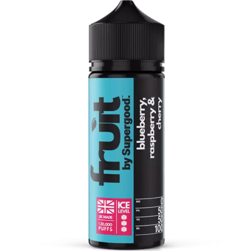 Blueberry Raspberry Cherry Shortfill E-Liquid by Supergood Fruit