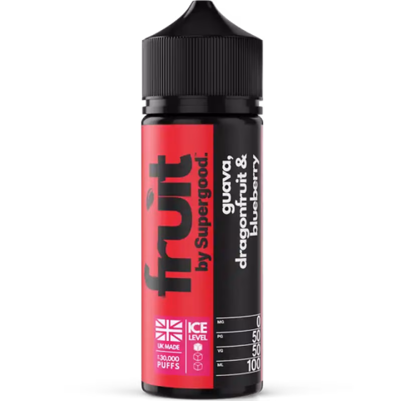 Guava, Dragonfruit, Blueberry Shortfill E-Liquid by Supergood Fruit