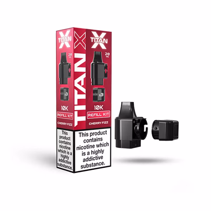 Cherry Fizz Prefilled Pod Refill Kit by Titan X