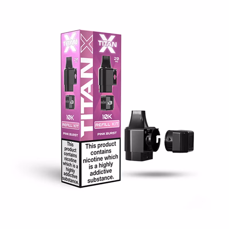 Pink Burst Prefilled Pod Refill Kit by Titan X