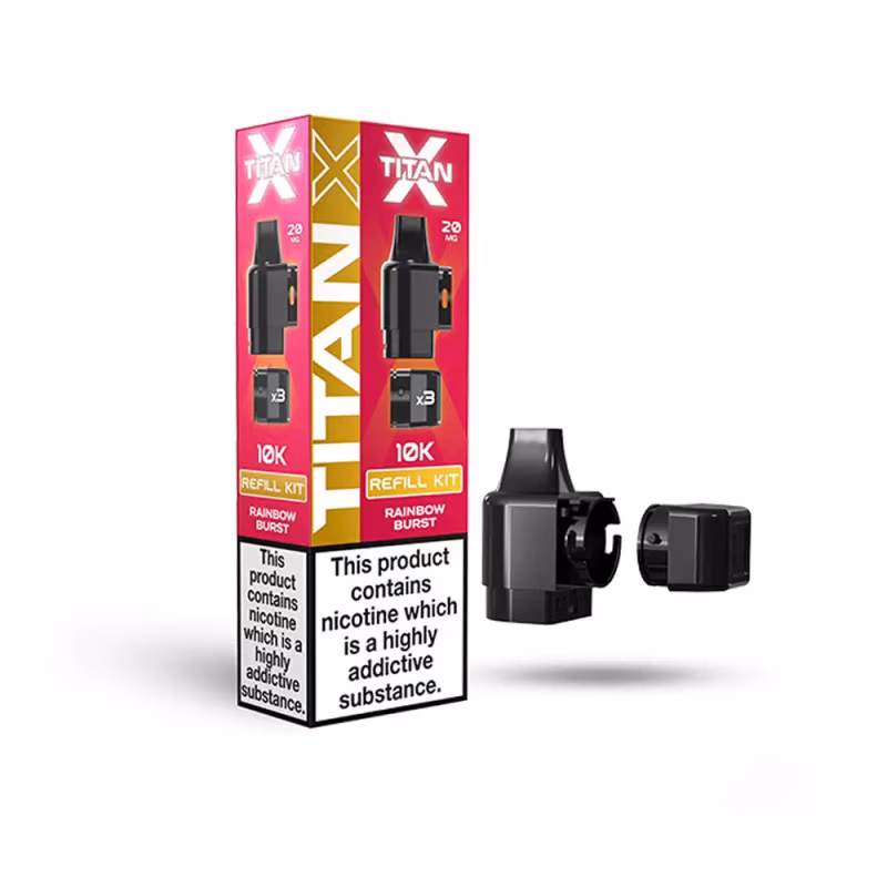 Rainbow Burst Prefilled Pod Refill Kit by Titan X