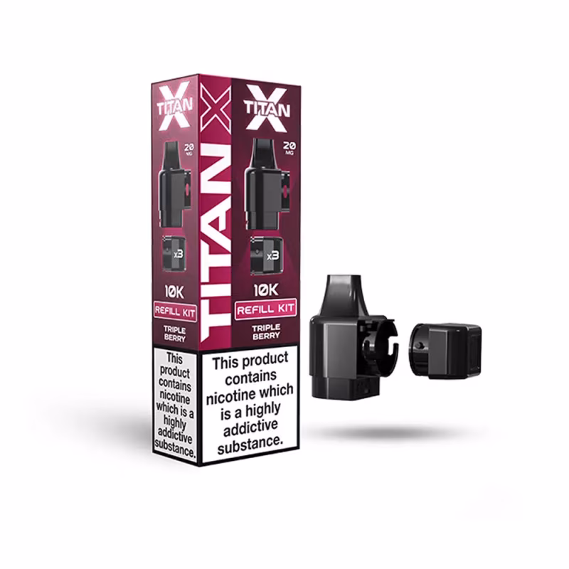 Triple Berry Prefilled Pod Refill Kit by Titan X